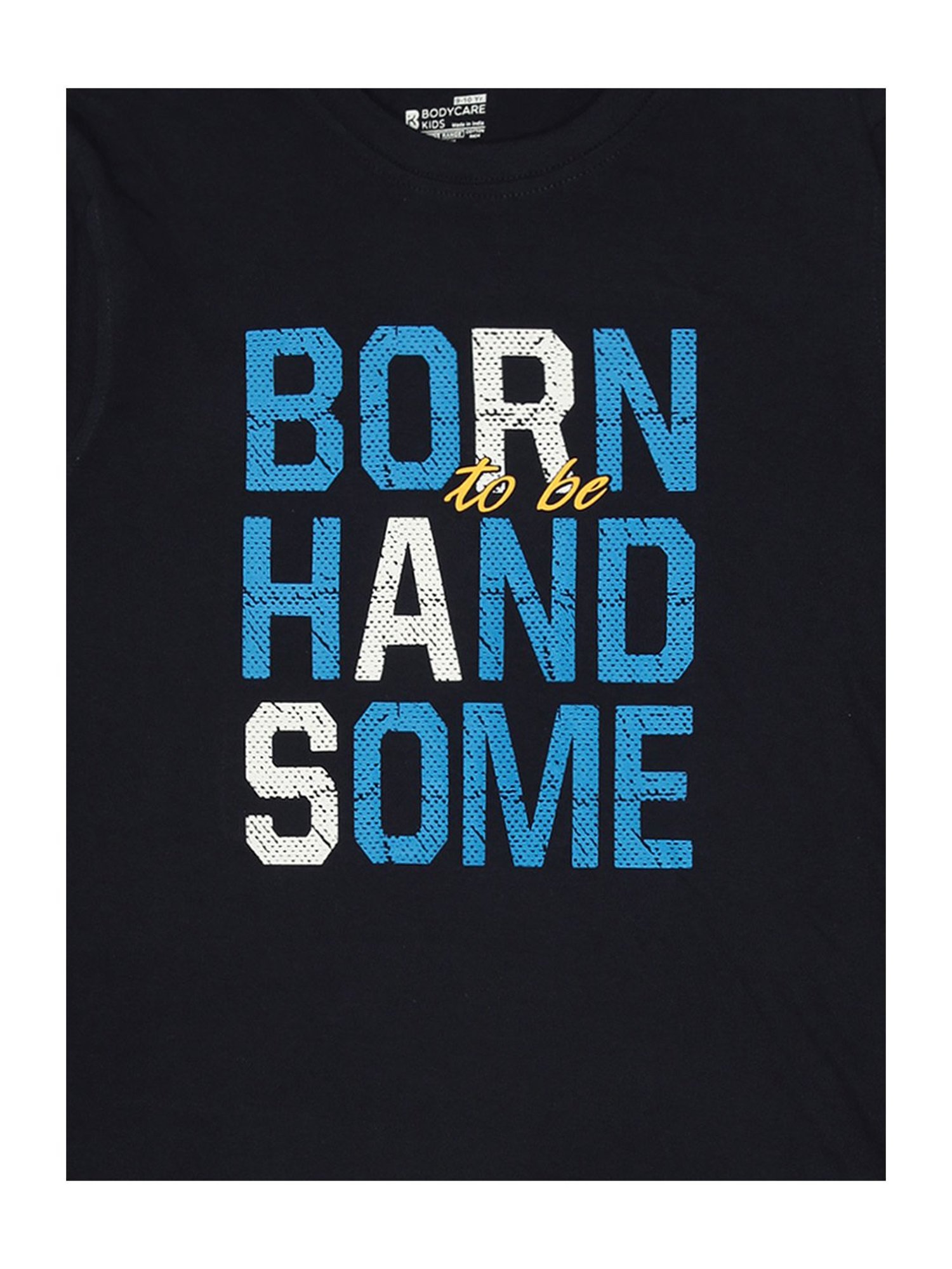 Bodycare Boys Navy Printed Full Sleeves T-Shirt