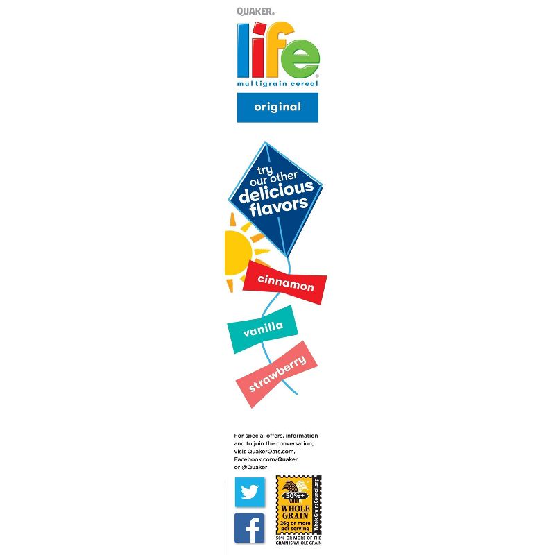 Life Original Breakfast Cereal  - 13oz - Quaker Oats