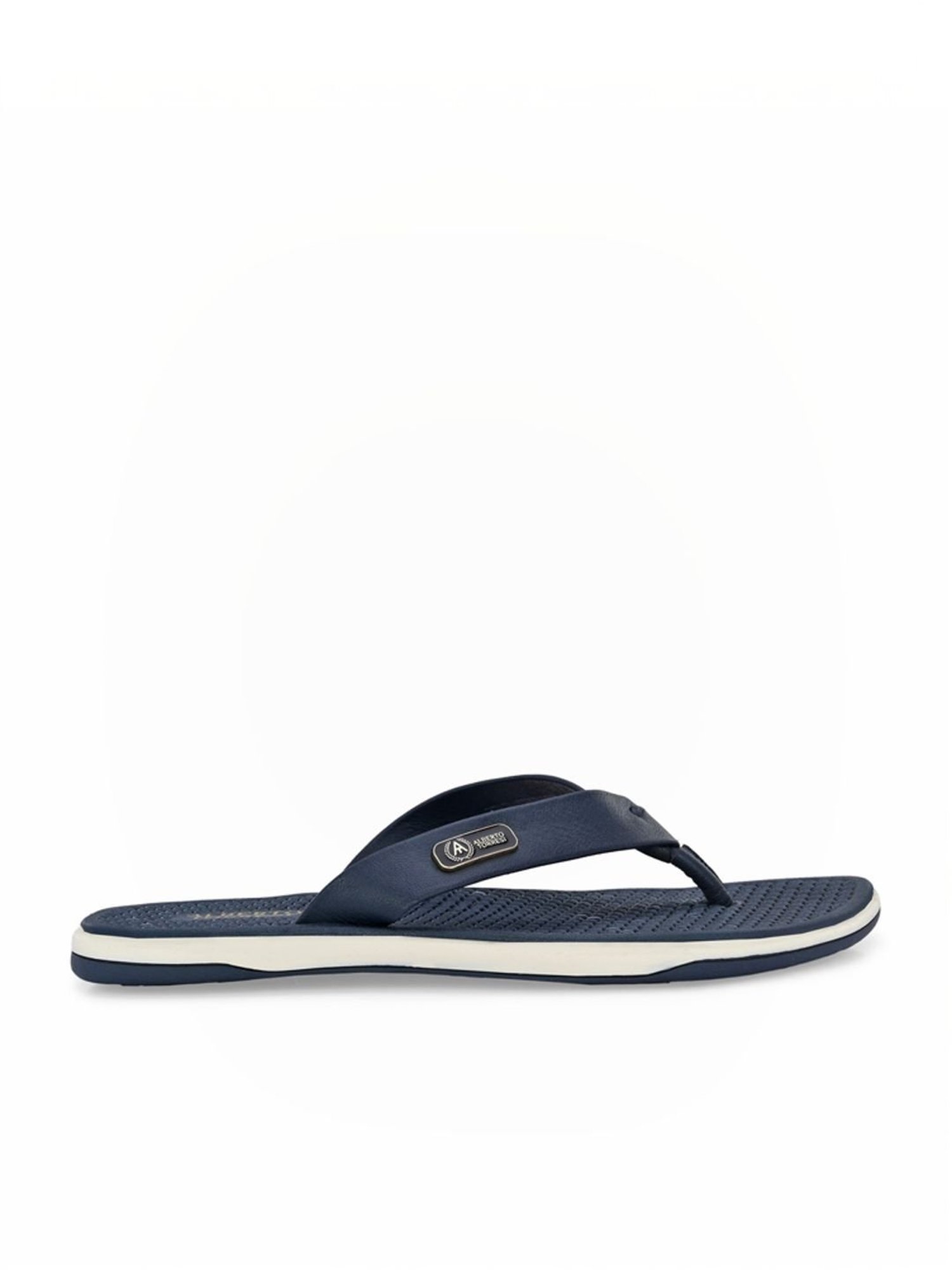 Alberto Torresi Men's Blue Thong Sandals