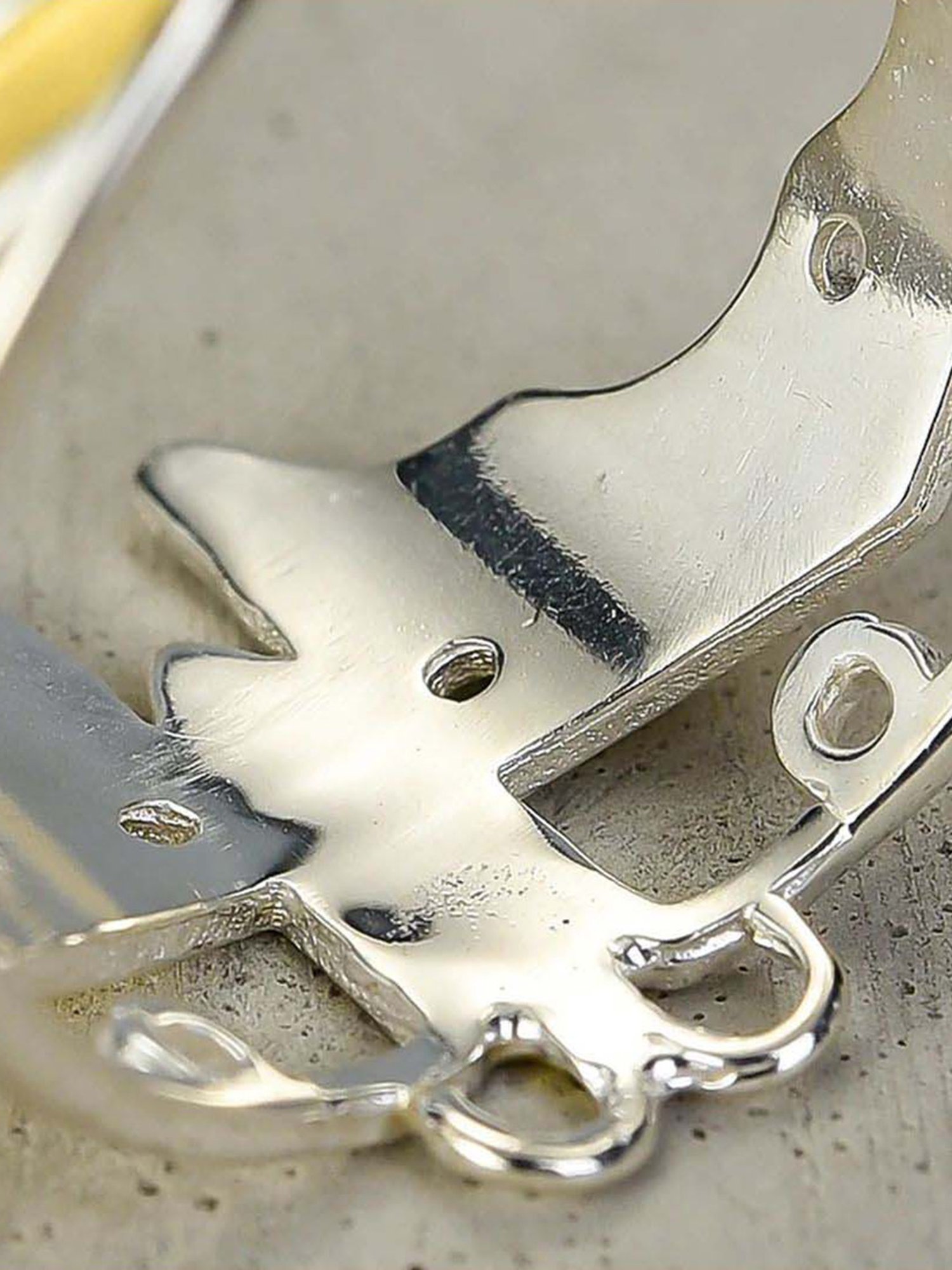 Rihi by P.C. Chandra Jewellers 925 Silver Butterfly Ring for Women & Girls