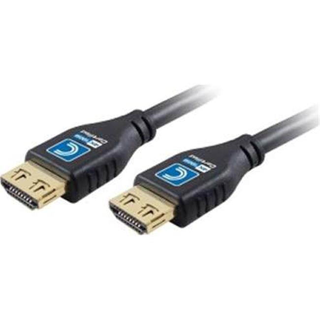 Comprehensive MHD18G-3PROBLK Connectivity Microflex Pro AV-IT Certif 18G Highspeed HDMI Cable Jet, Black - 3 ft.