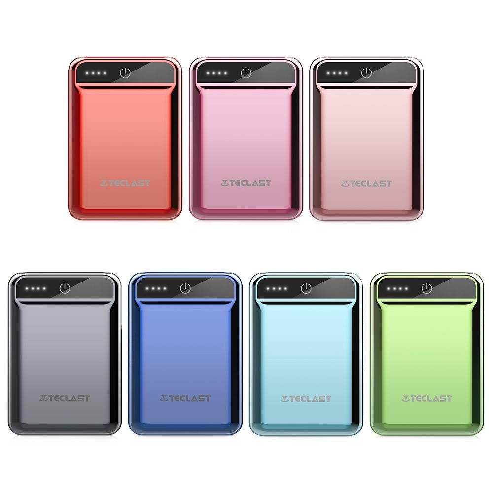 Power Bank 10000mAh High Capacity External Battery Pack Powerbank Cell Phone Battery Backup Charger with Dual Input & Output Compatible iPhone X 8 7 Plus, iPad Tablet & More