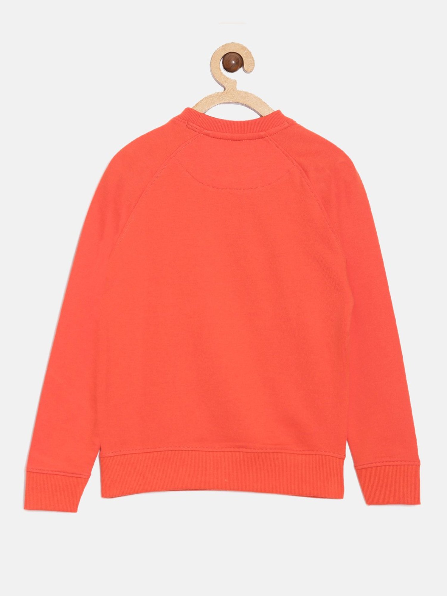 Dixcy Scott Originals Kids Orange Printed Full Sleeves Sweatshirt