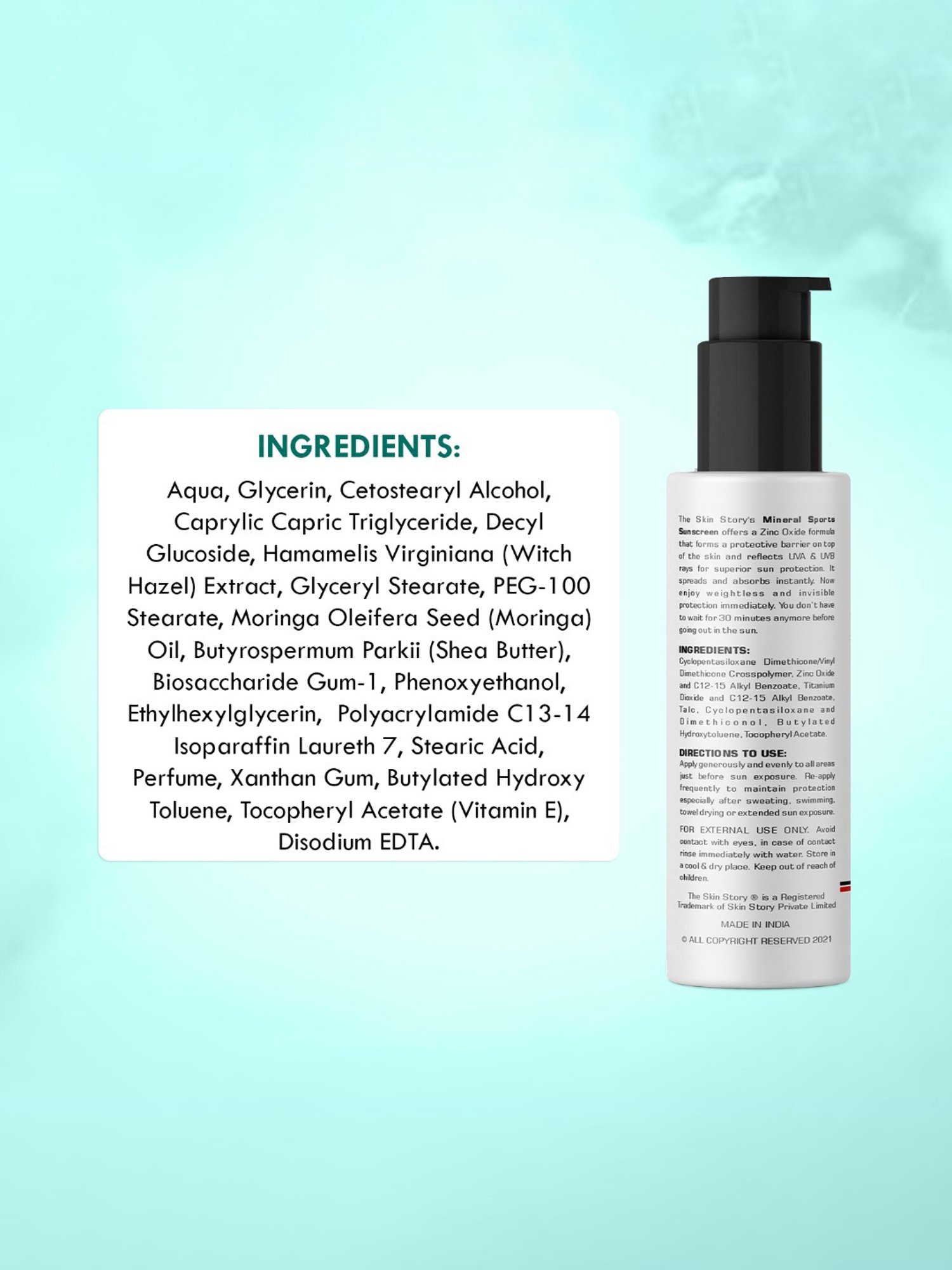 The Skin Story Moringa & Witch Hazel Gentle Cleansing Lotion - 100 ml