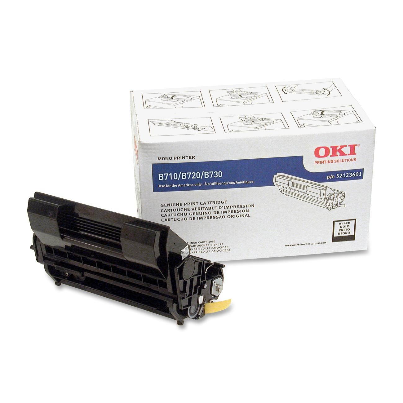 Oki Data 52123601 High Yield Toner Cartridge - Black