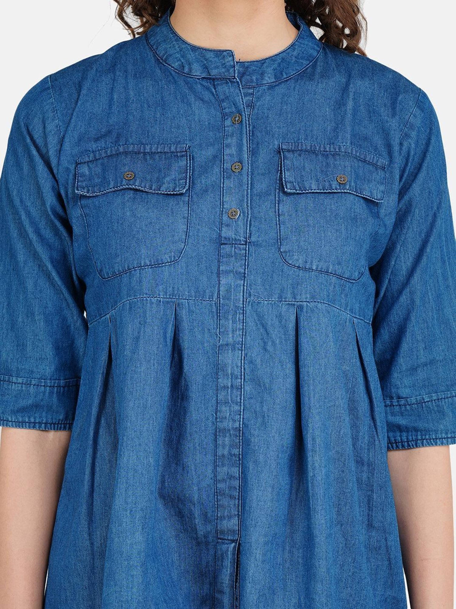 KOI SLEEPWEAR Blue Maternity Topwear