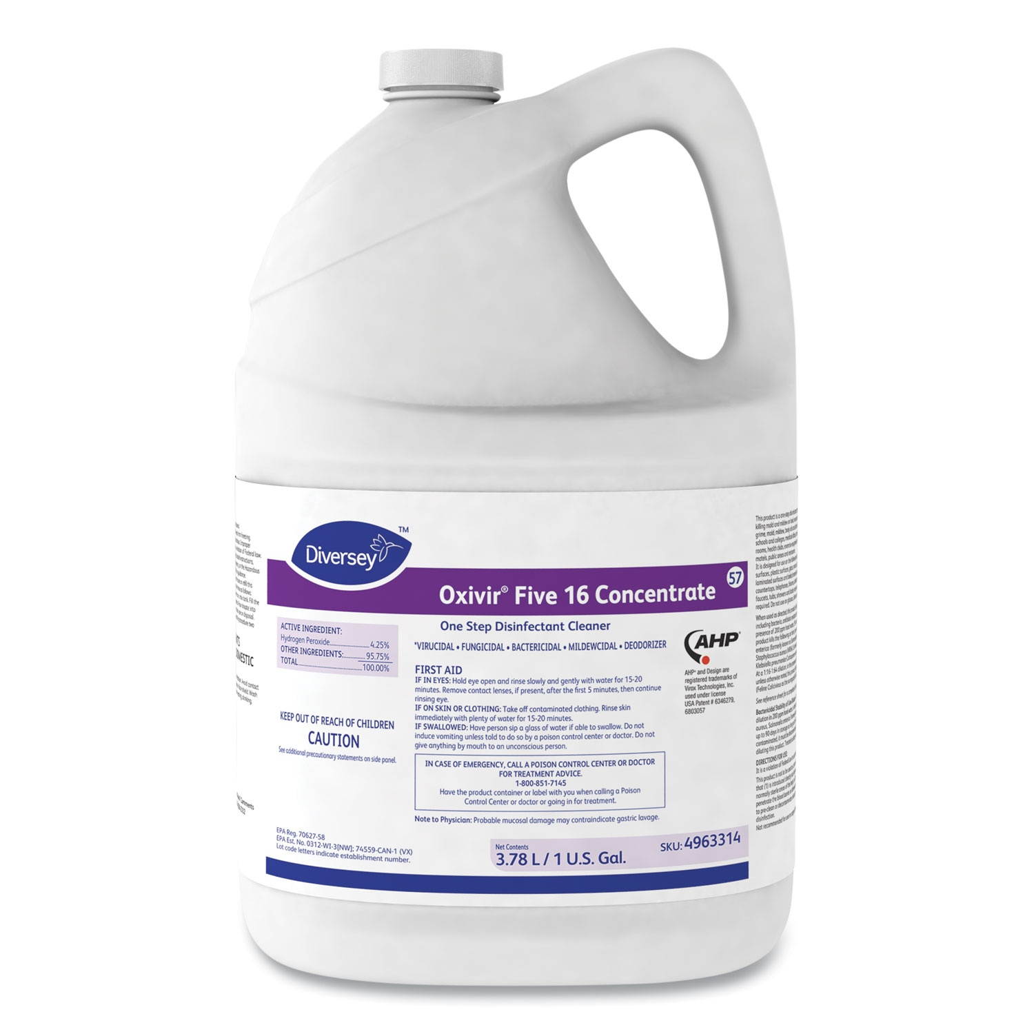 Diversey Five 16 One-Step Disinfectant Cleaner DRA4963314