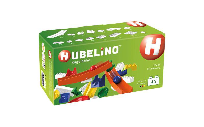 Hubelino Marble Run - 45-Piece See-Saw Expansion Set