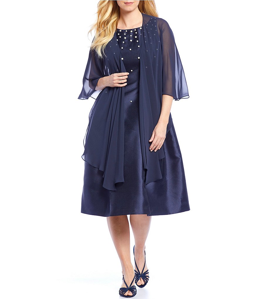 Cejon Metallic Crocheted Fringe Metallic Evening Wrap