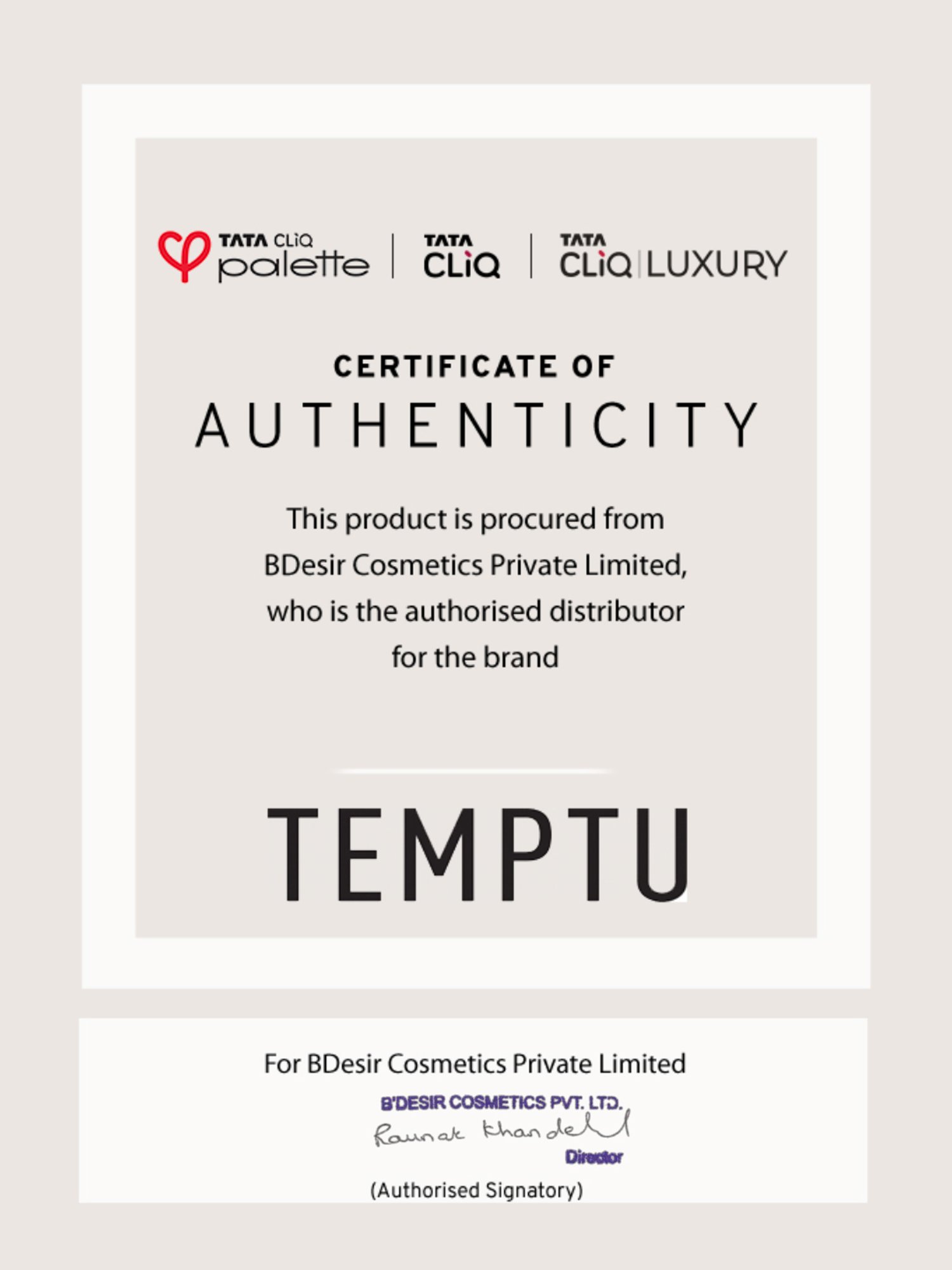 TEMPTU Pro Silicon Based Foundation 010 Cappuccino - 30 ml