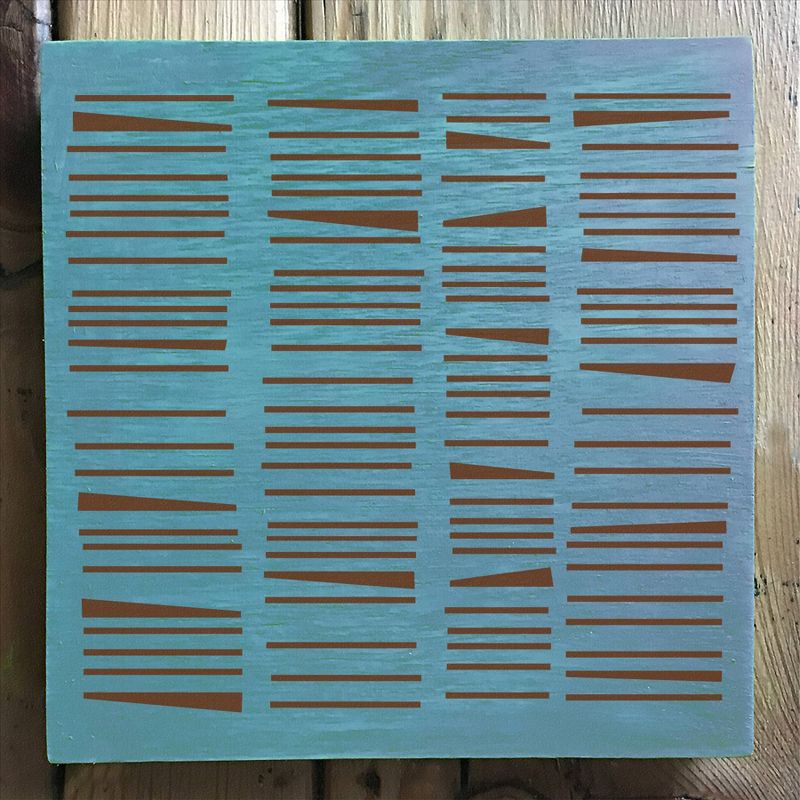 Stencil1 Birds in Branches - Stencil 8.5" x 11"