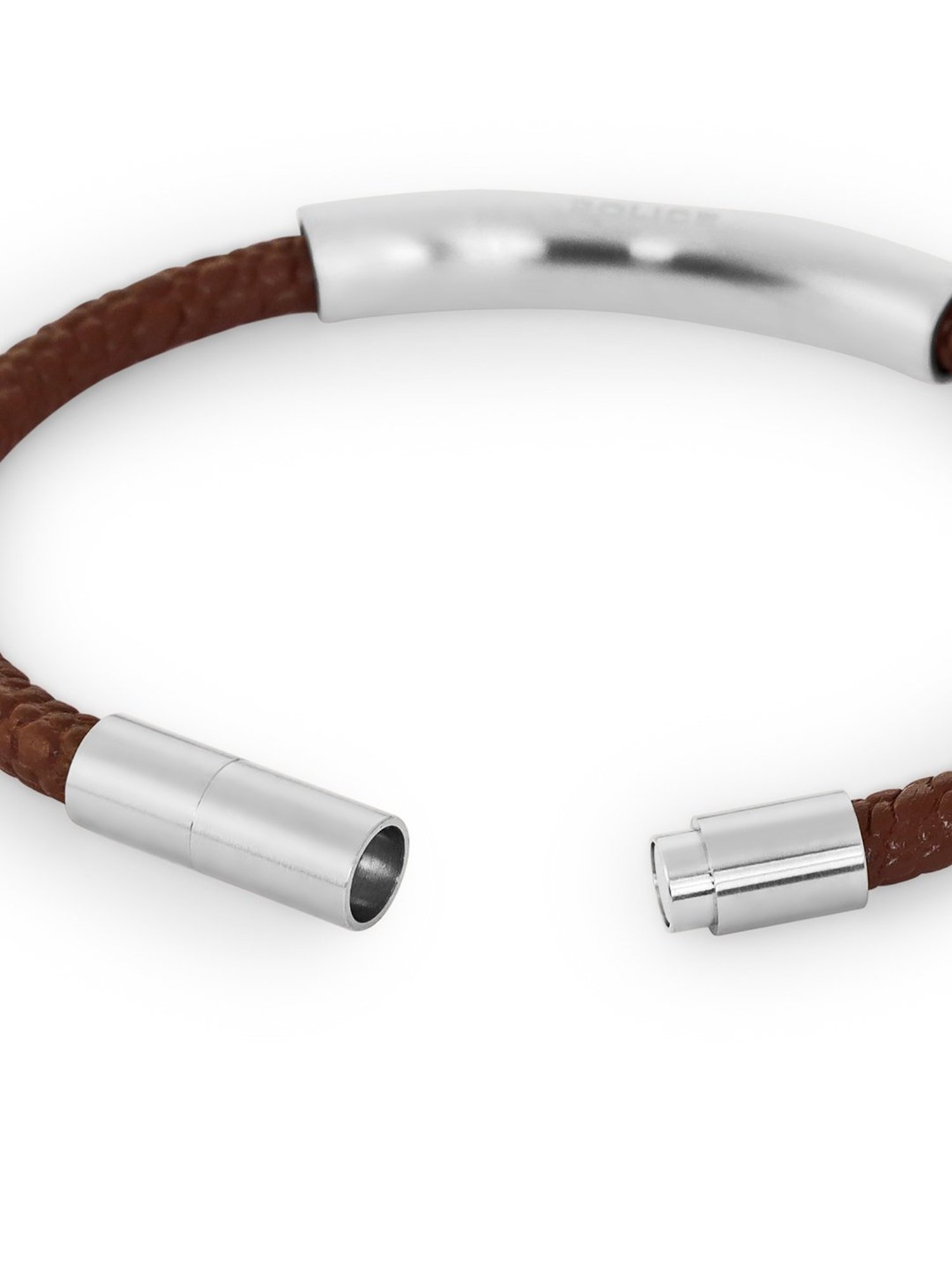 Police Jersey Brown Bracelet for Men