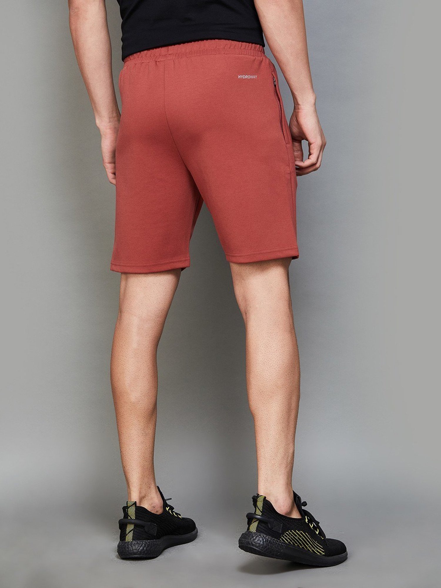 Adidas White Regular Fit Striped Sports Shorts