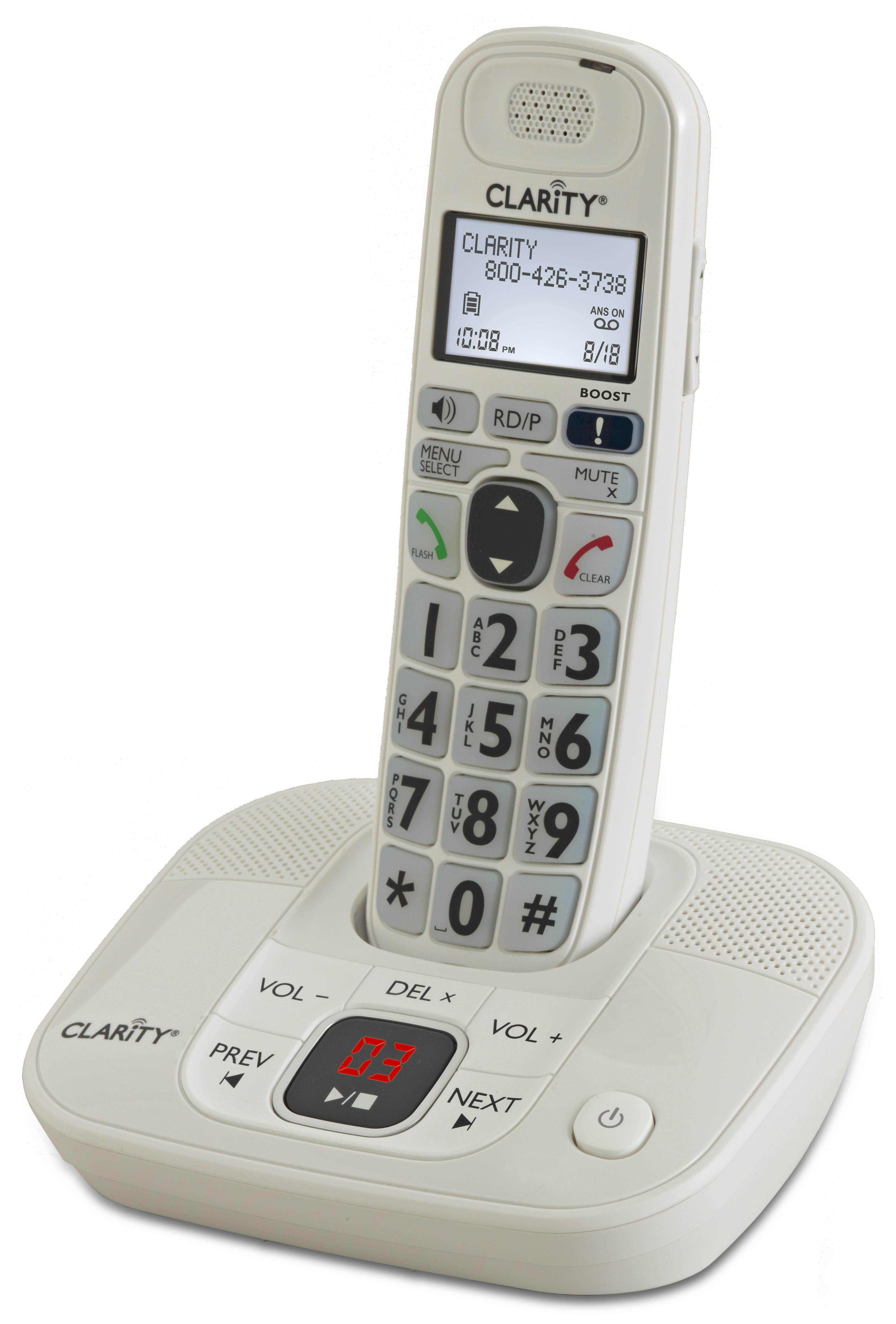 Clarity(R) 53714 DECT 6.0 Amplified Cordless Phone with Digital Answering System