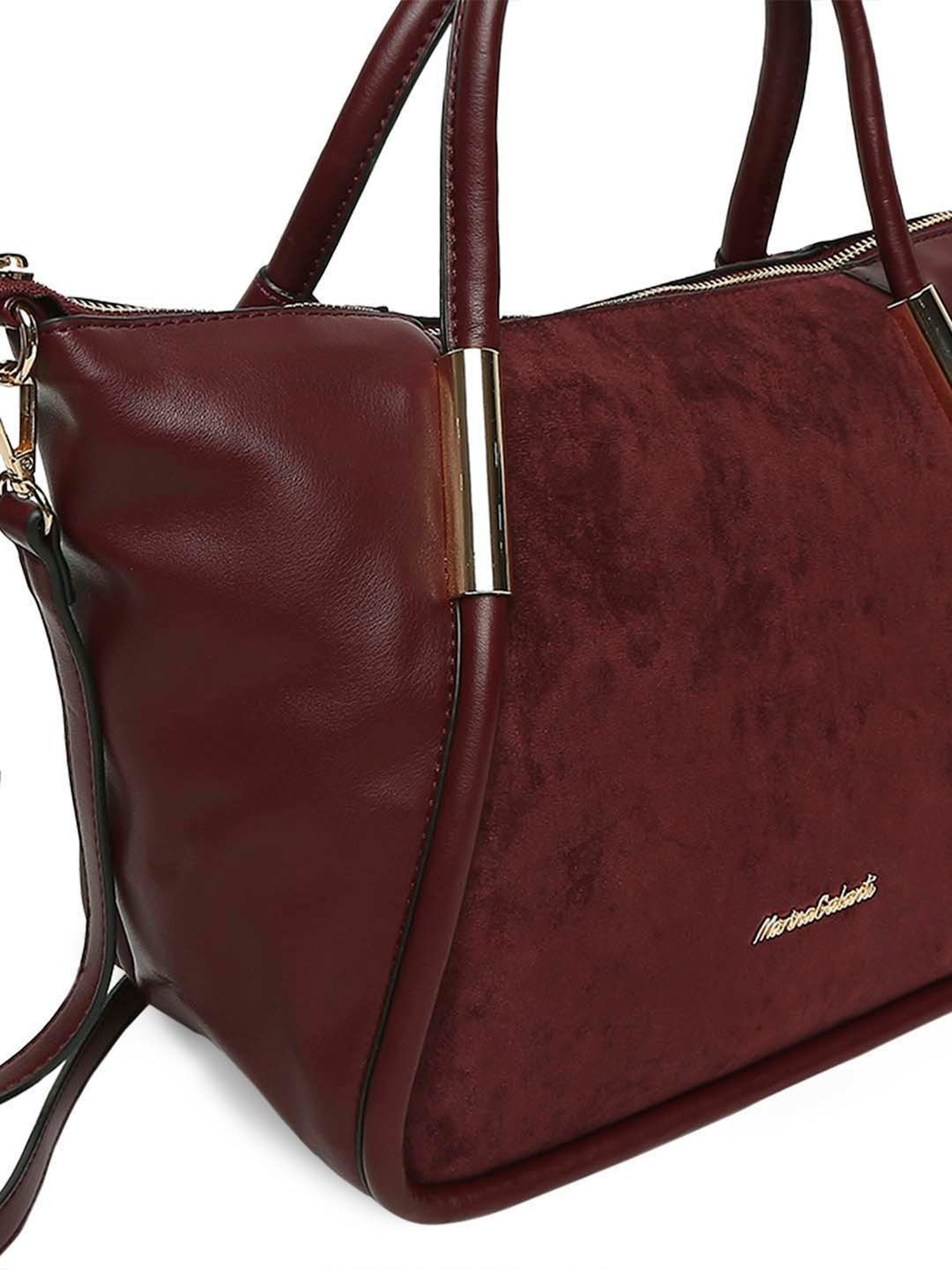 Marina Galanti Wine Midnight Sonata Soft Tote