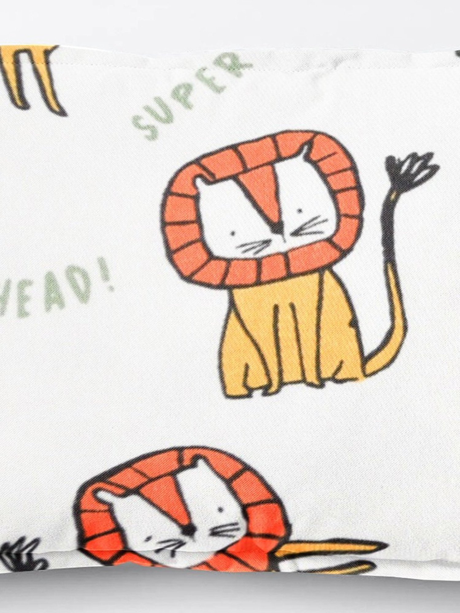 The Baby Atelier White Cotton Pillow Cover with fillers