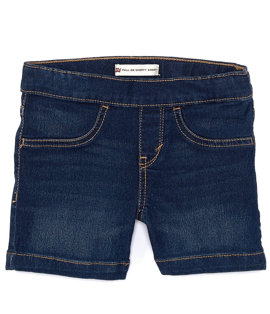 Levi's&reg; Big Girls 7-16 Pull-On Shorty Sateen Denim Shorts