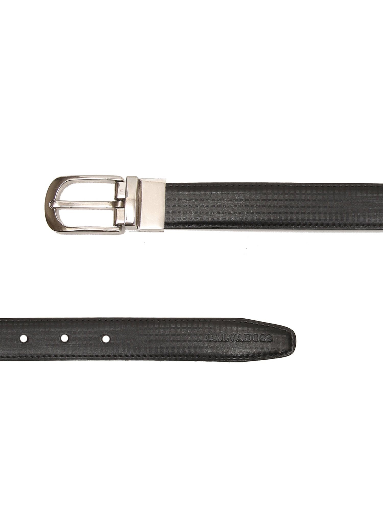 Calvadoss Black & Brown Reversible Belt for Women