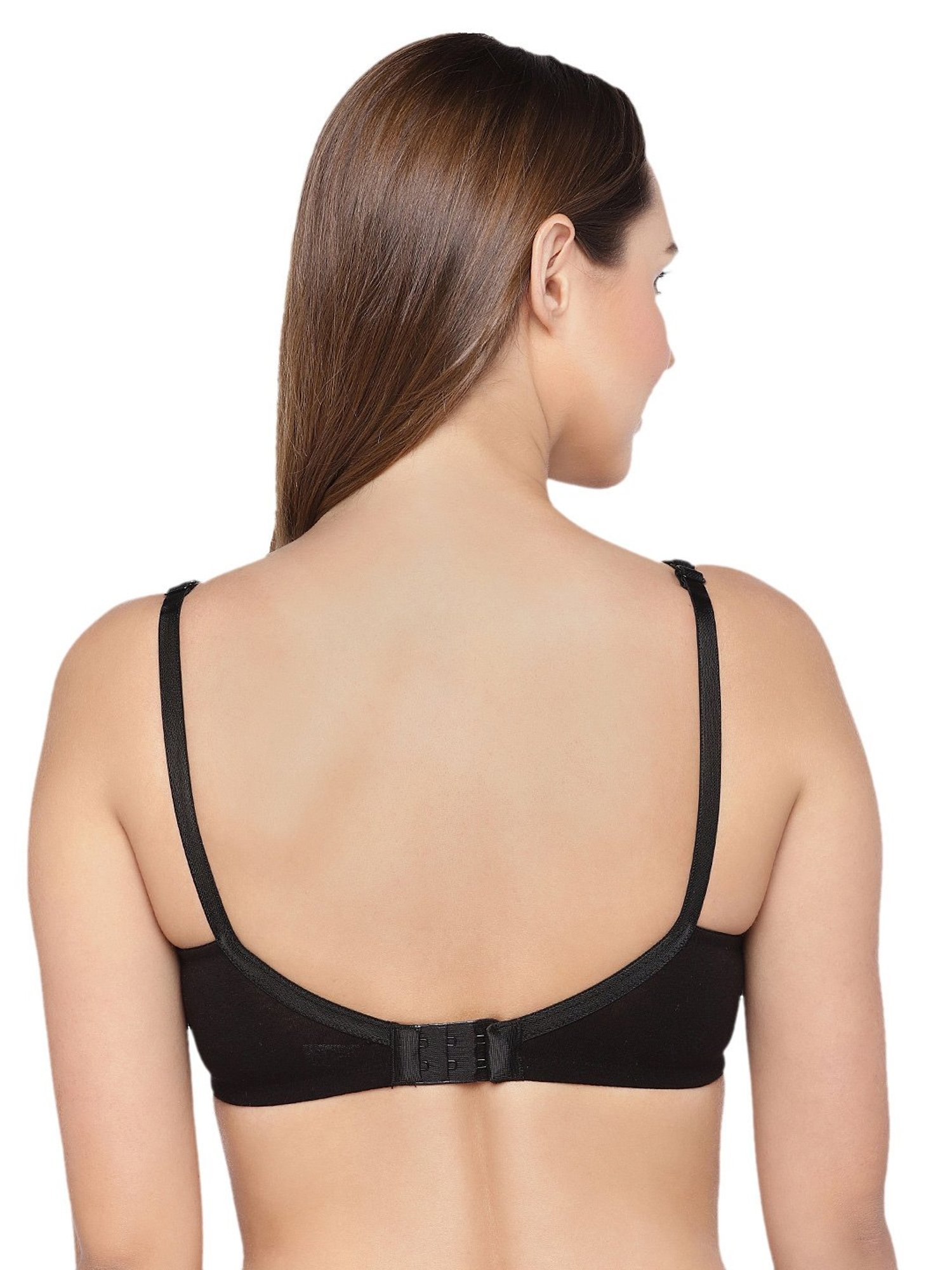 Inner Sense Black & Pink Full Coverage Bra - Pack of 2