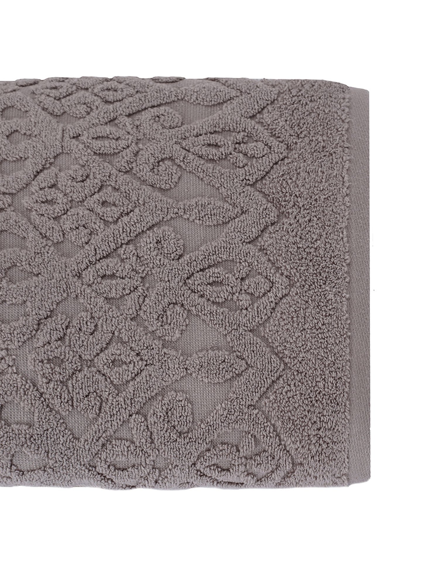 Maspar Grey 550 GSM Cotton Hand Towel - Set of 2