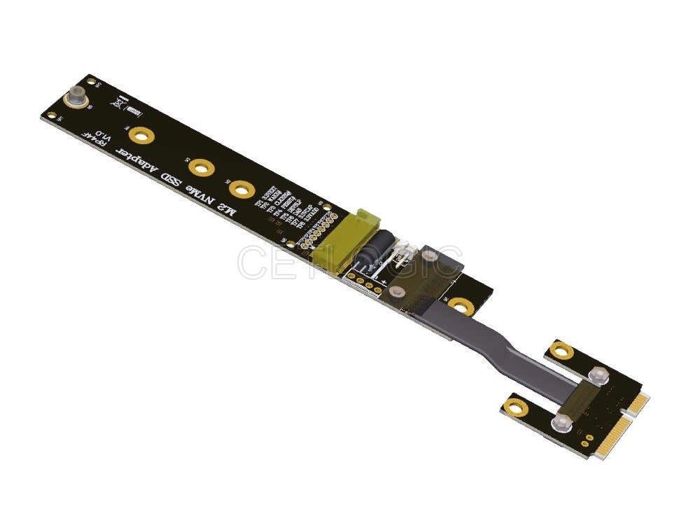 mPCIe mini PCIe to M.2 Key M Adapter Cable 15cm, R64SF