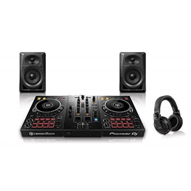 pioneer pro dj bundle with ddj400 + dm40 set + hdjx5 headphones