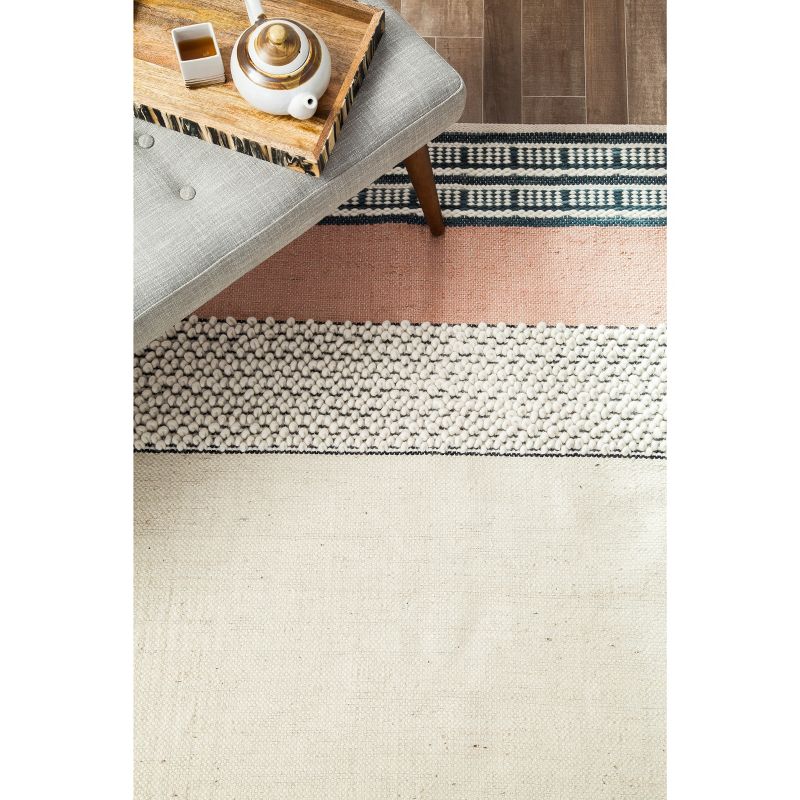 5'X7' Shapes Woven Area Rug - Anji Mountain