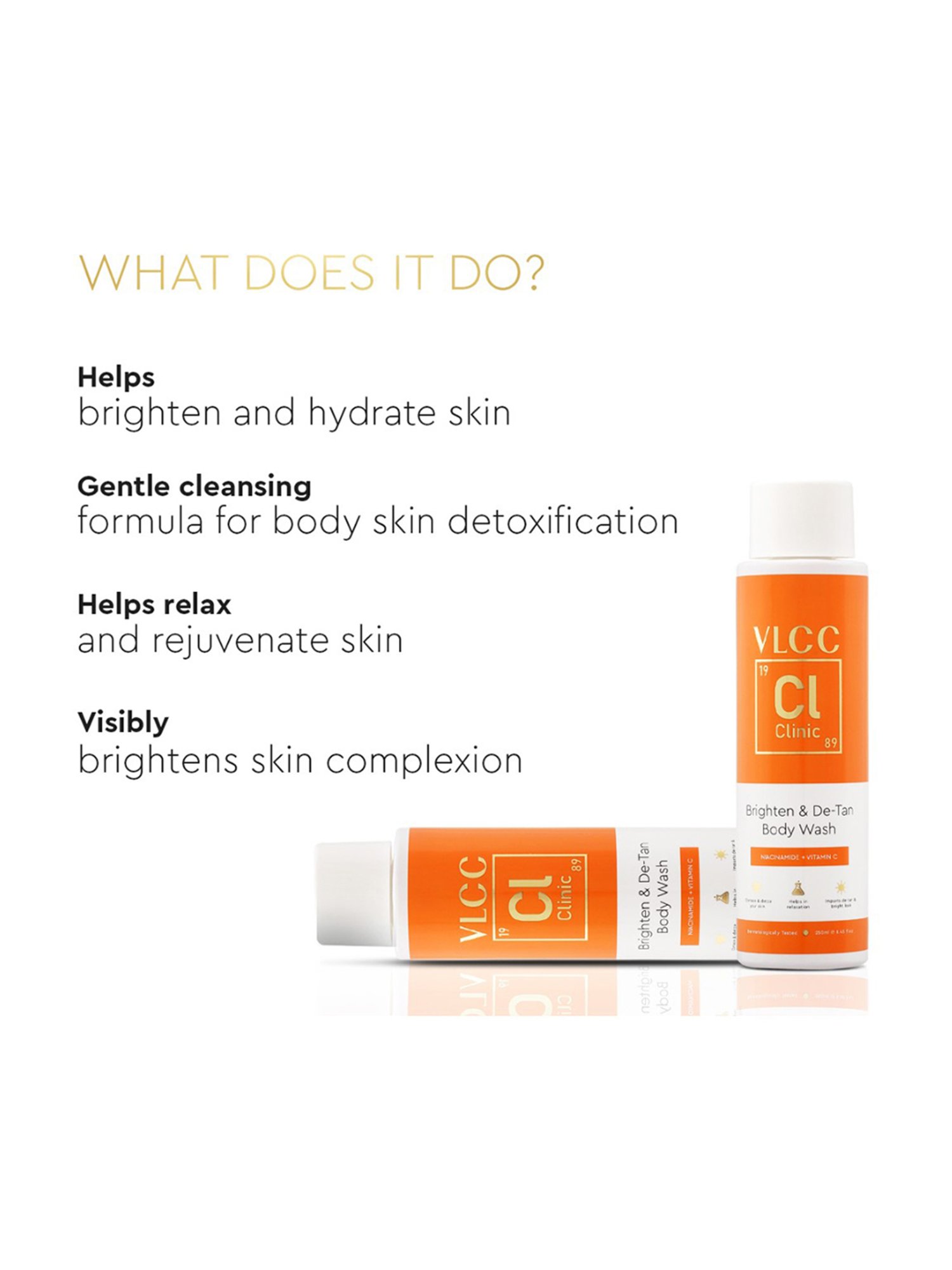 VLCC Clinic Brighten & De-Tan Body Wash - 250 ml