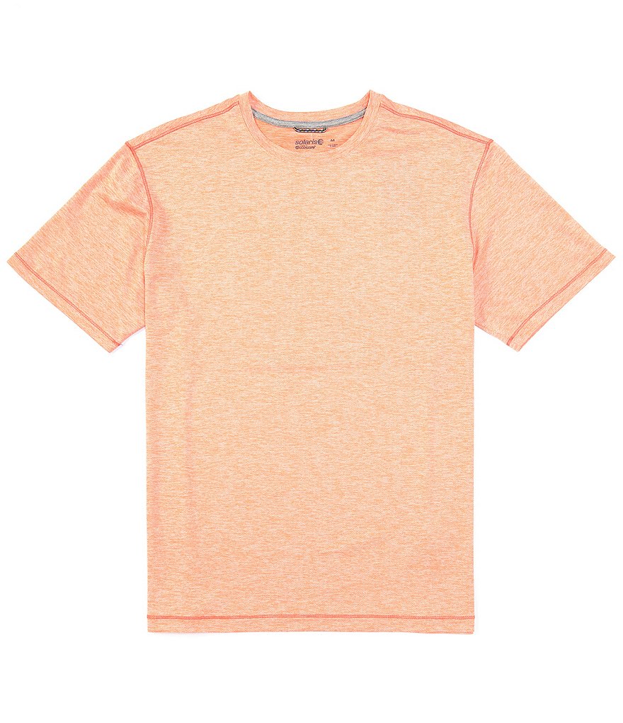 Solaris Powered by CoolCore Short-Sleeve Striated Crew Neck Performance Tee