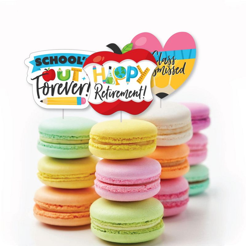 Big Dot of Happiness Best Mom Ever - Dessert Cupcake Toppers - Mother's Day Clear Treat Picks - Set of 24