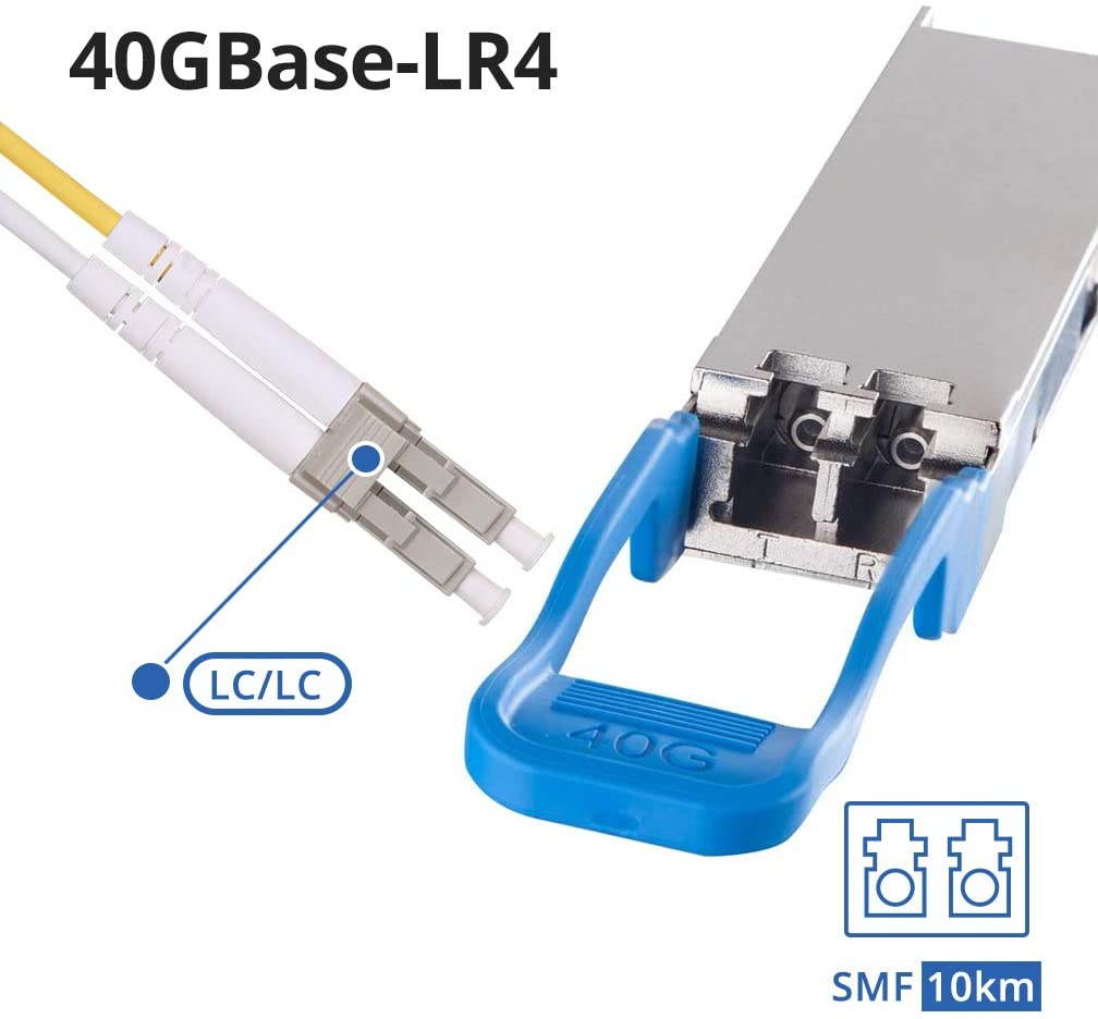 40G-QSFP-LR4 for Brocade,  40Gb/s QSFP+ Transceiver Module, 40GBASE-LR4 1310nm 10KM