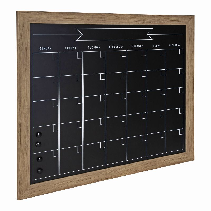 18" x 27" Beatrice Monthly Calendar Walnut Brown - DesignOvation