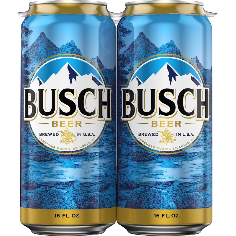 Busch Beer - 4pk/16 fl oz Cans
