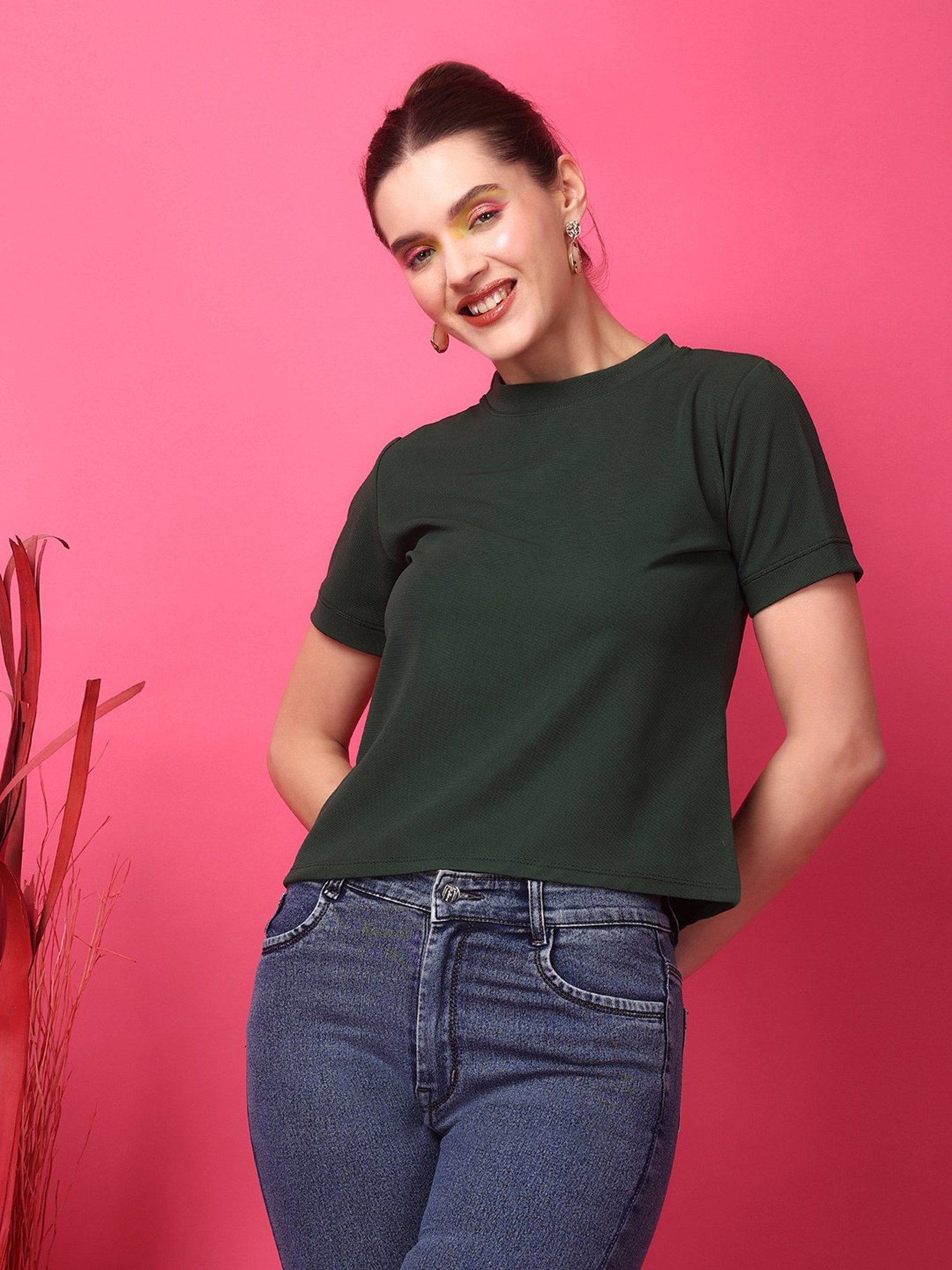 Scorpius Dark Green Slim Fit T-Shirt