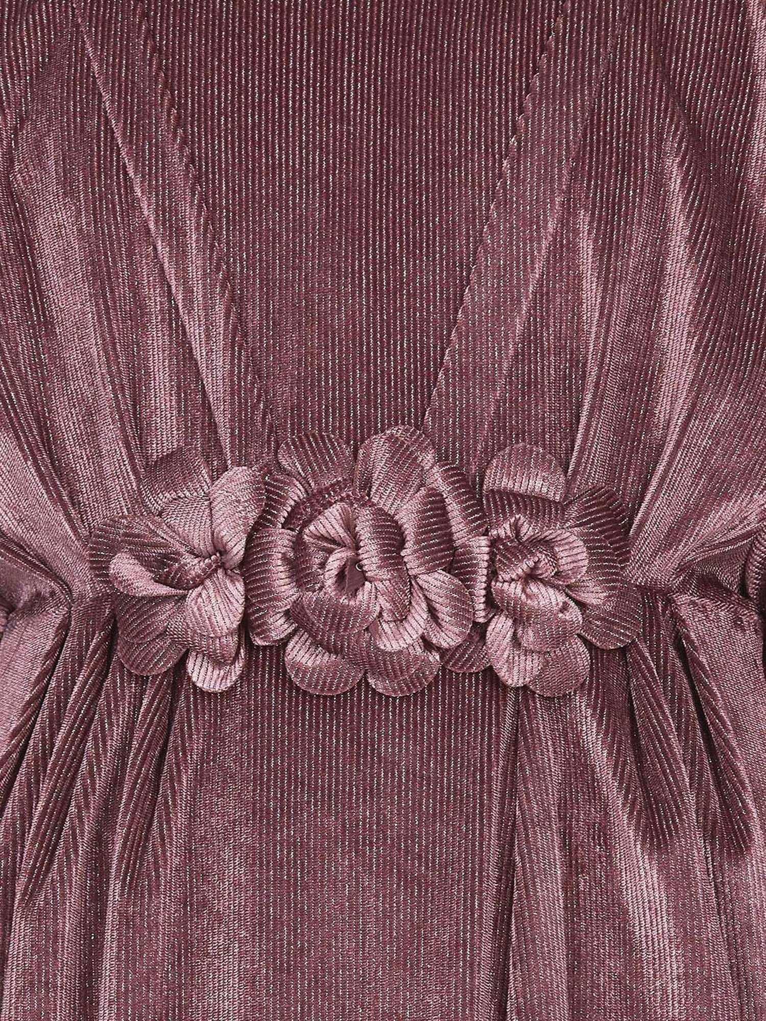 Peppermint Girls Pink Solid Dress