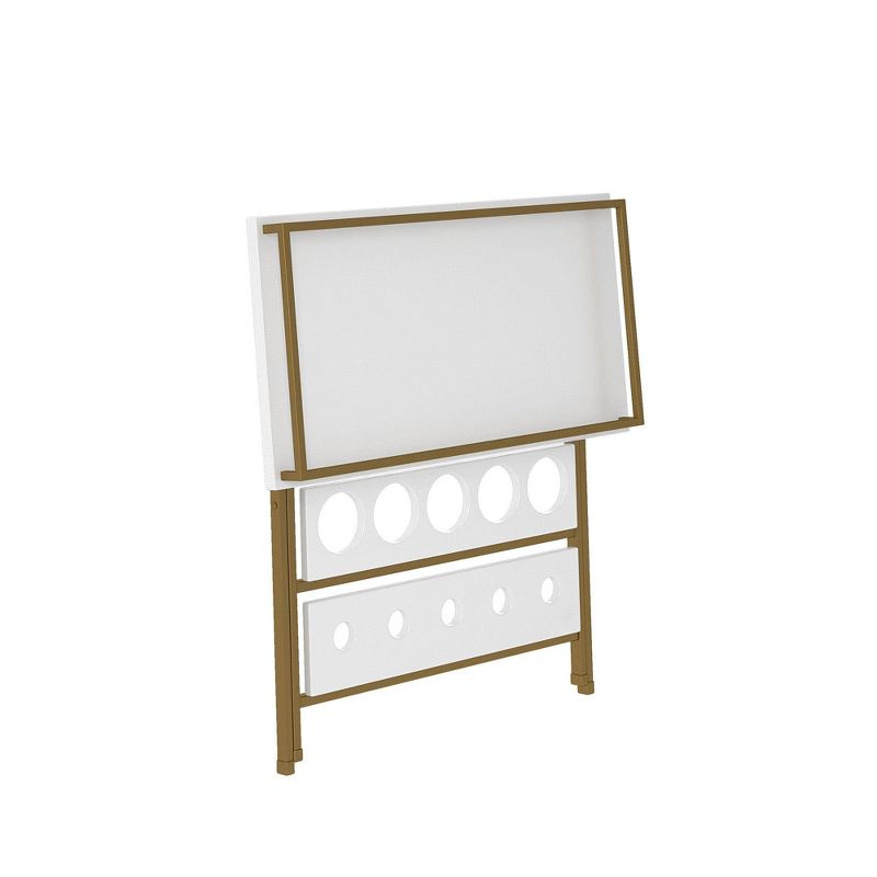 Trevia Folding Wine Rack White - CosmoLiving by Cosmopolitan