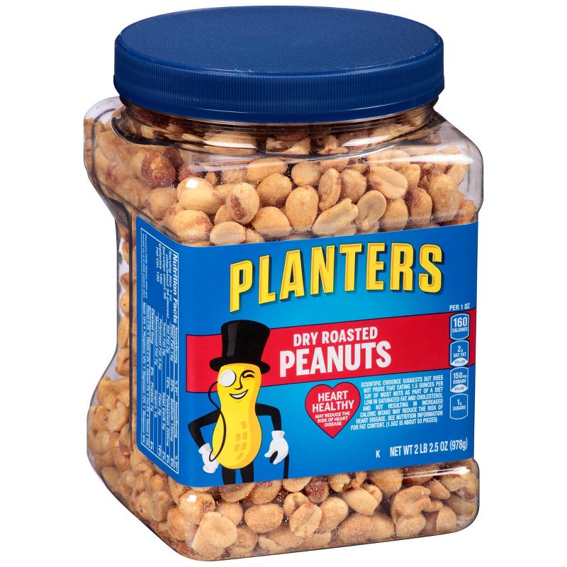 Planters Dry Roasted Peanuts - 34.5oz