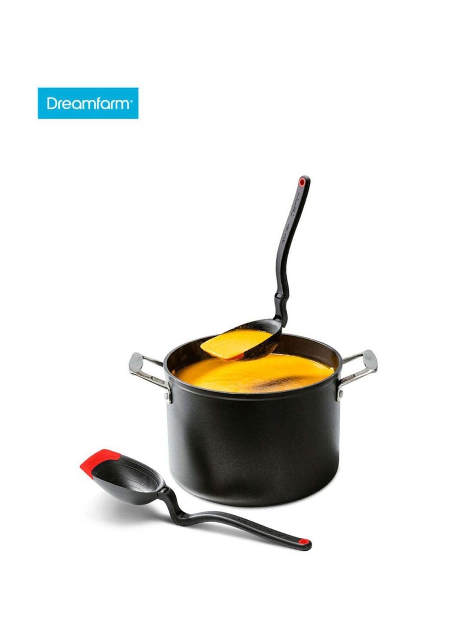 Dreamfarm Red Medium Spadle With Measurements