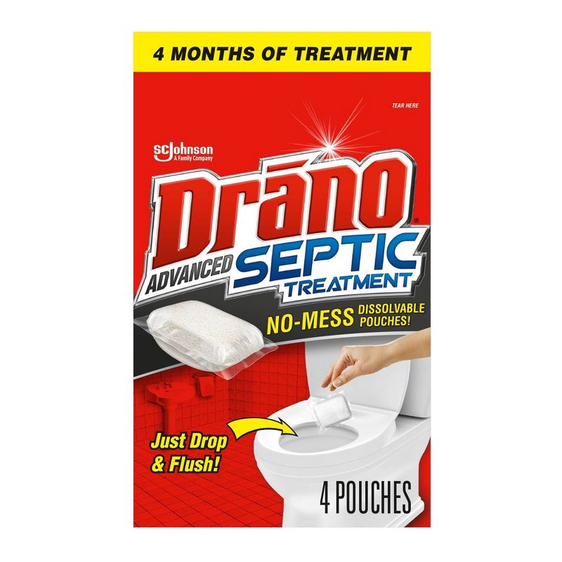Drano Advanced Septic Treatment - 4ct