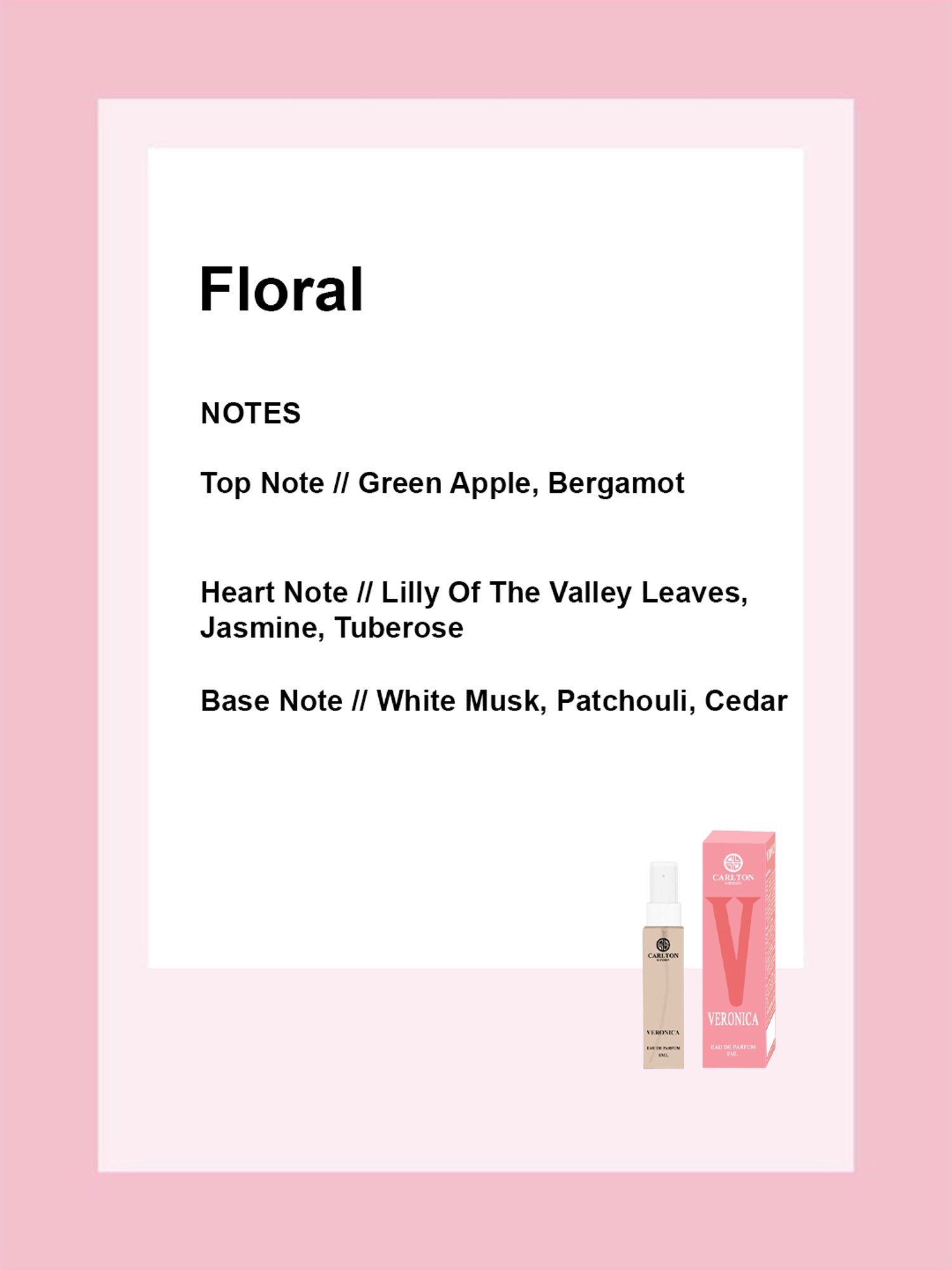 Carlton London Veronica Eau da Parfum for Women - 8 ml