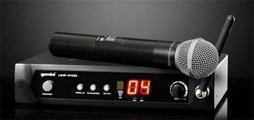 Gemini UHF4100M 100Ch UHF Handheld Wireless Mic UHF Handheld Wireless Mic System