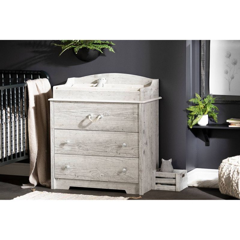 Rowan Valley Arden Grey Changing Table Topper for Dressers