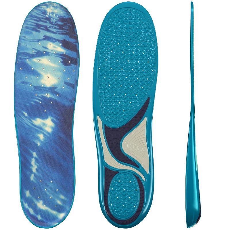 Dr. Scholl's Comfort & Energy Memory Fit Massaging Gel Advanced Insoles for Men - Size (8-14)