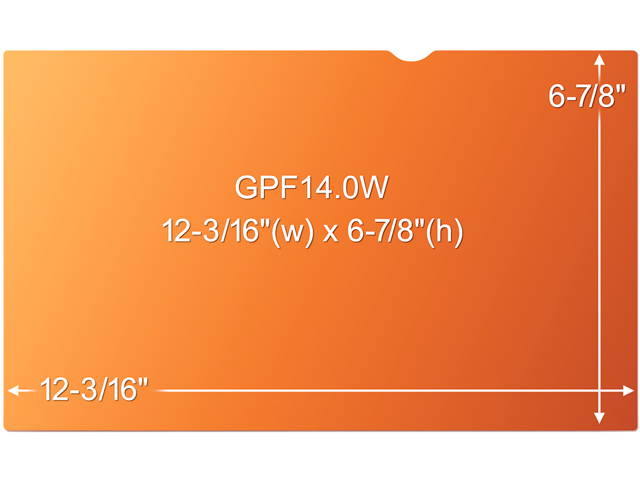3M GF140W9B Gold Privacy Filter for 14" Widescreen Laptop