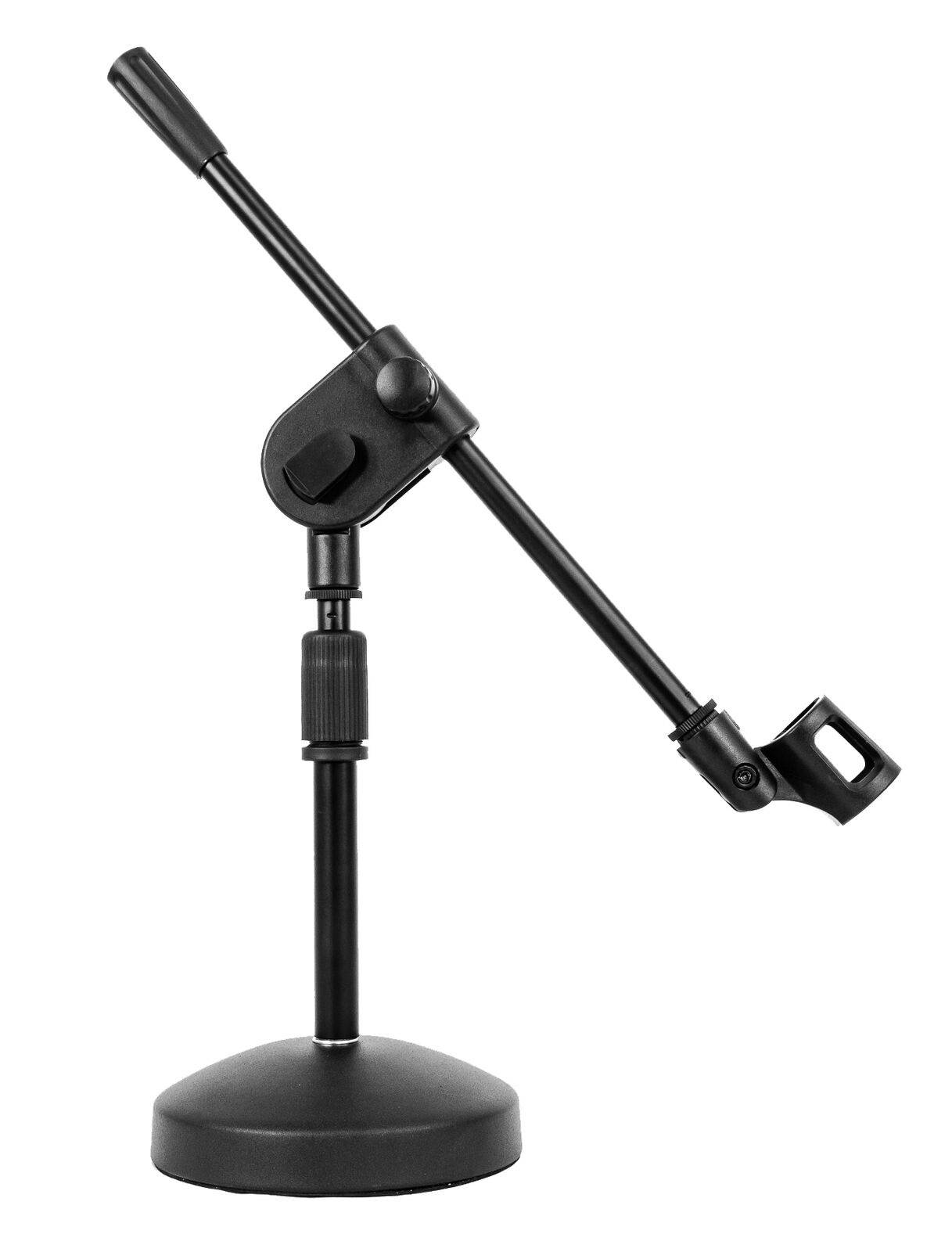 RDMS70 Desktop Mic Stand with Boom+Steel Round Base+Adjustable Height