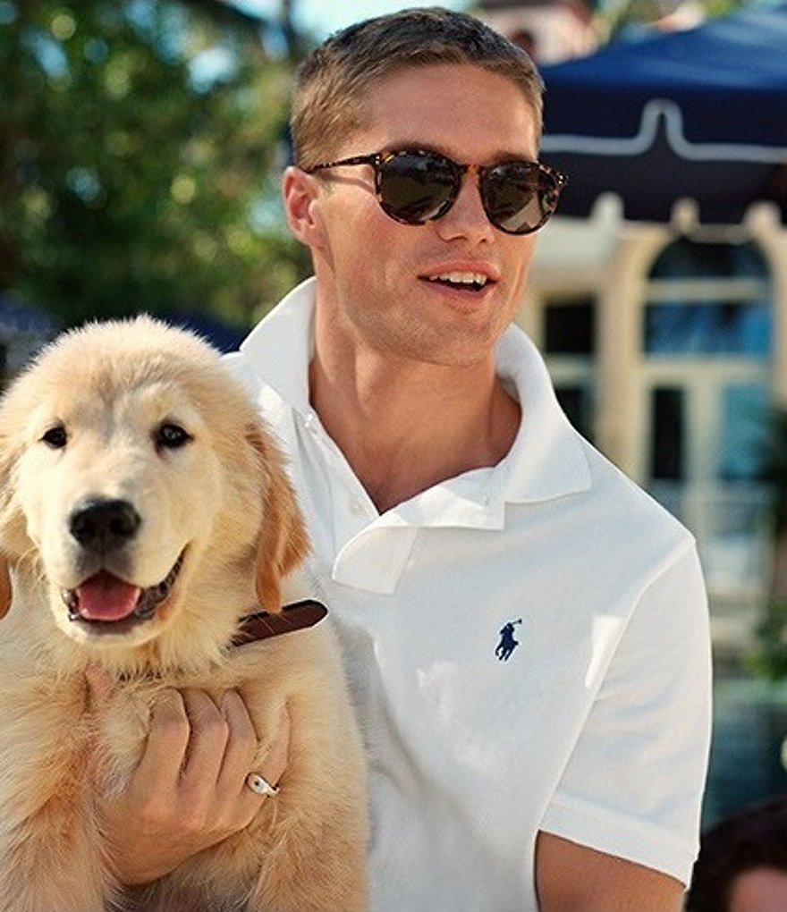 Polo Ralph Lauren Classic-Fit Solid Mesh Polo Shirt