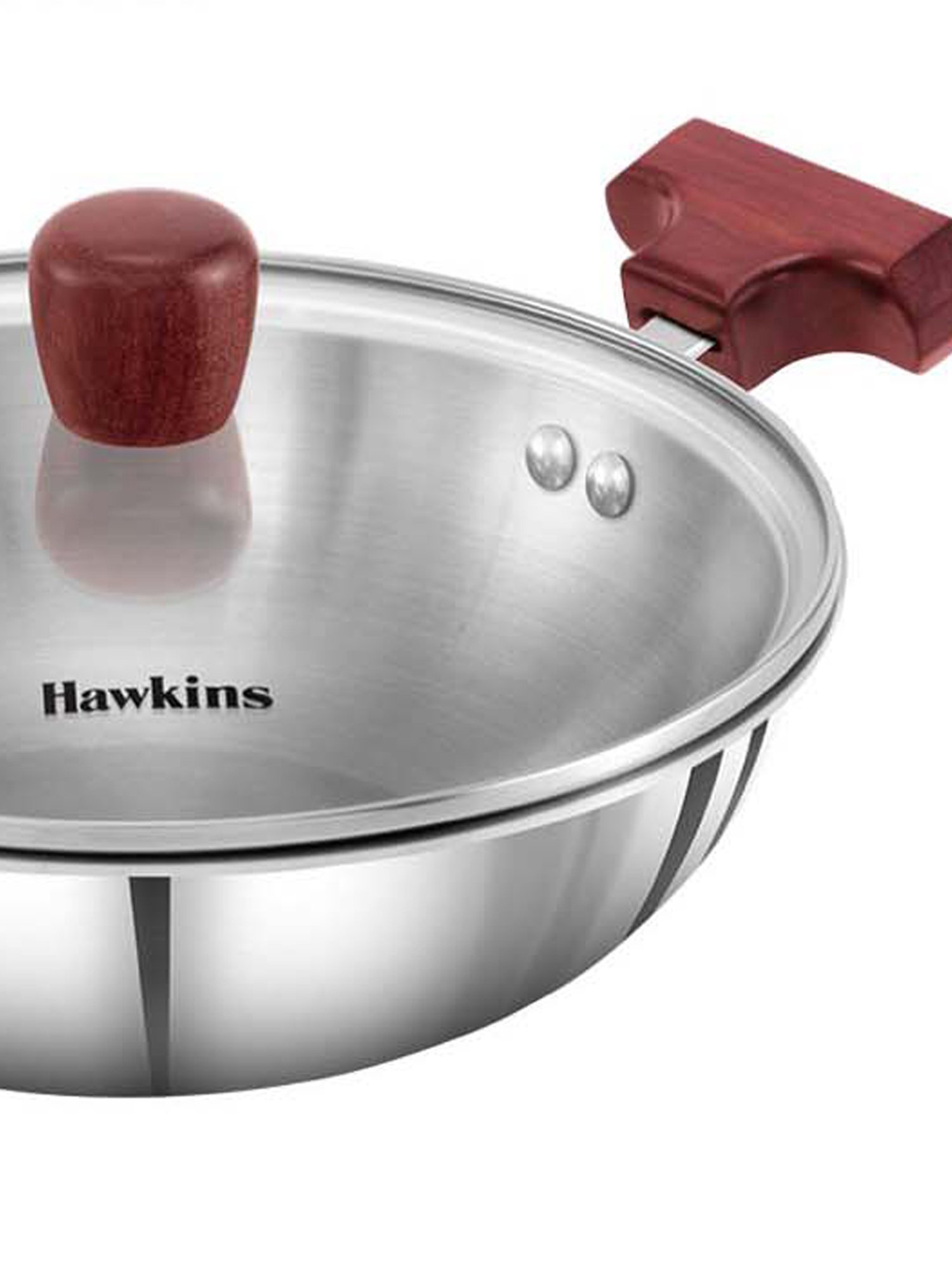 JUDGE Everyday Black Aluminium 20 cm Deep Appachatty With Lid (0.8 L)