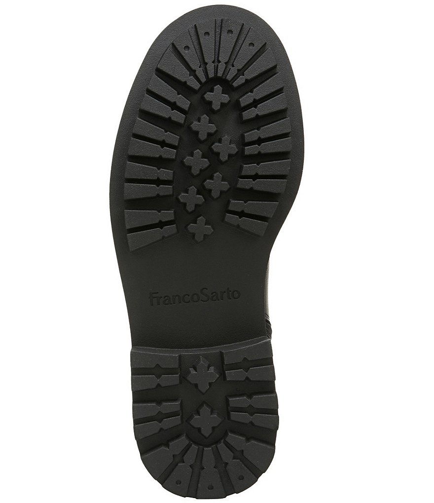 Franco Sarto Jensine Leather Combat Booties