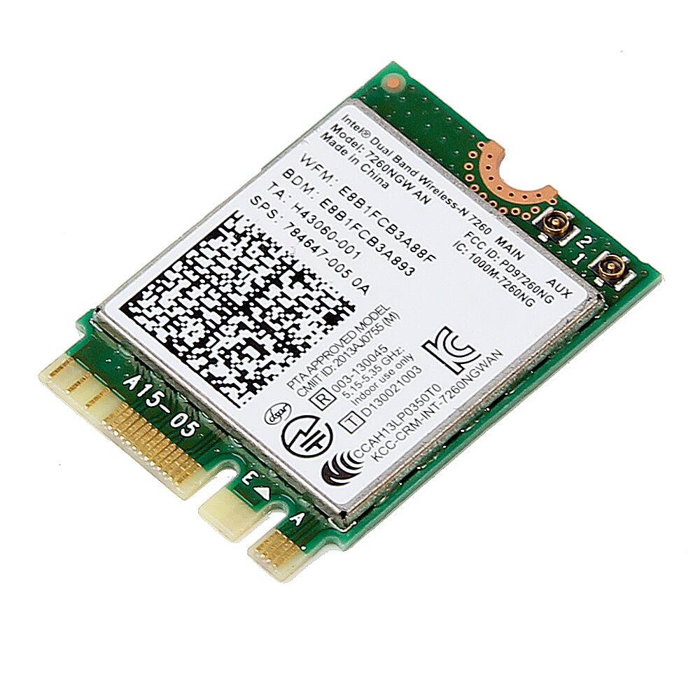 Weastlinks Dual Band Wireless-N For Intel 7260NGW AN 7260 NGFF Wifi Bluetooth 4.0 Mini Wlan Card Support HP/Asus/Acer/Dell/Toshiba Laptop