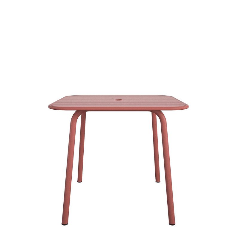 June Square Patio Dining Table - Persimmon - Novogratz